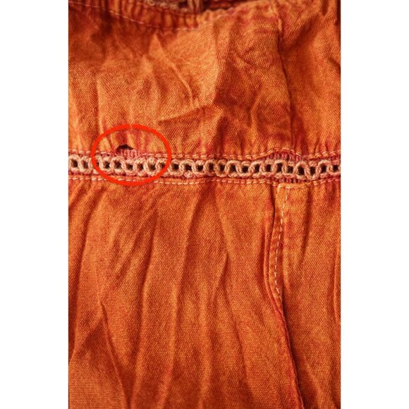 Anandas Collection Women's Orange Boho Fringes Tassel Dress - Free Size - Picture 6 of 6
